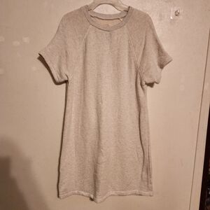 Madewell MWL Airyterry Sweatshirt Tee Dress Size S